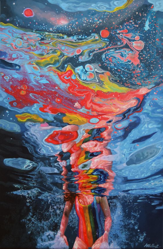 Summoned - Swimming painting