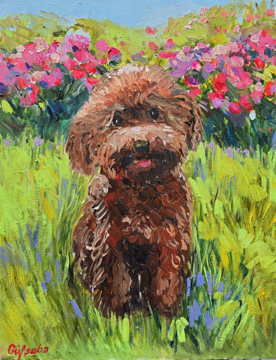Sunny Buddy By Gulshaba Abbasova, 16 X 20, Artwork For Sale On Artfinder
