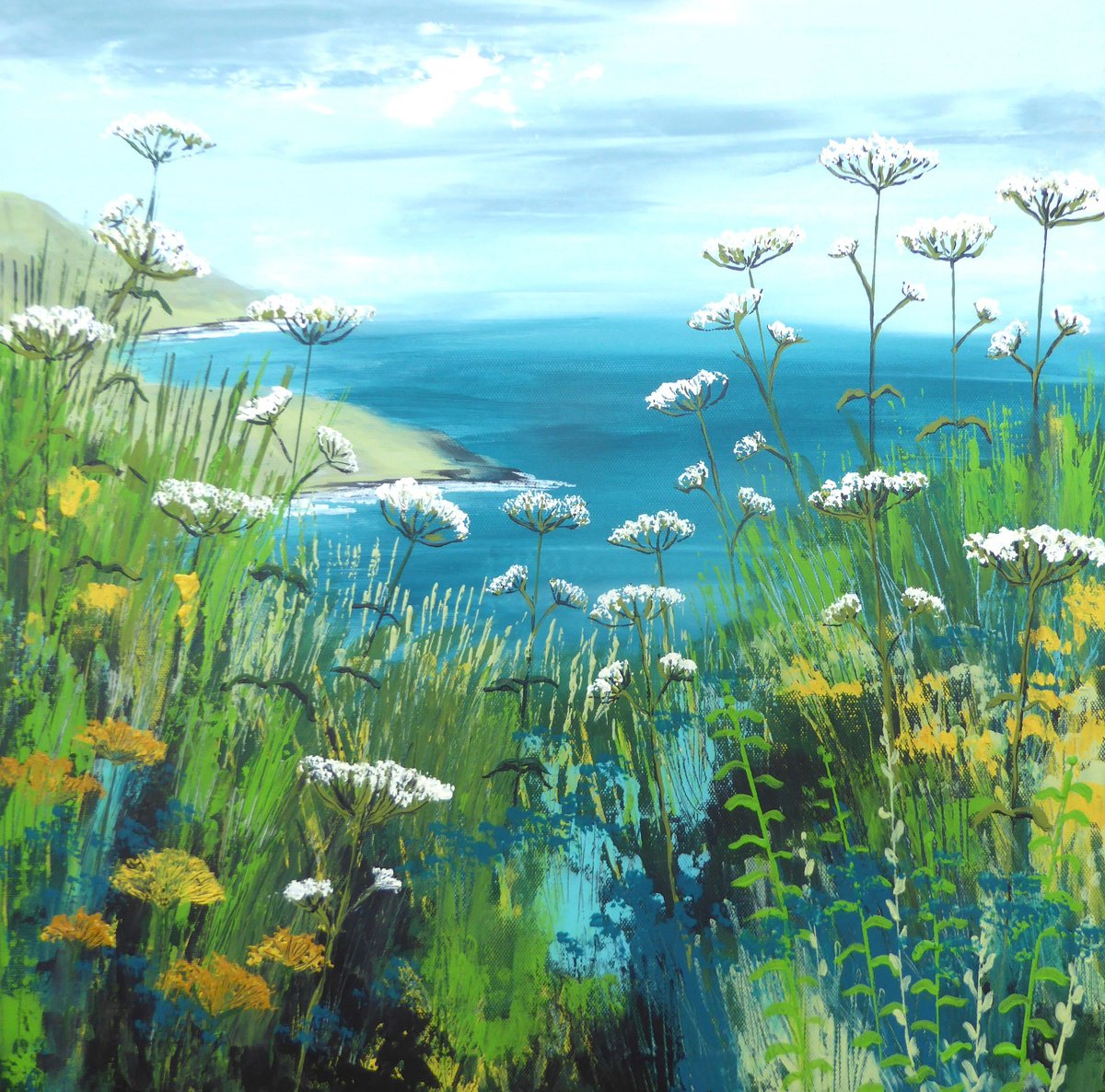 Cornish coast path, June 2023 by Elaine Allender