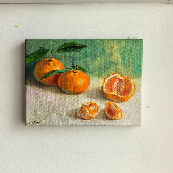 Clementine oil painting