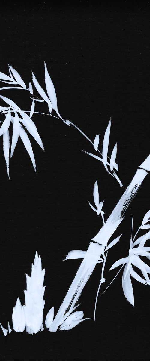 Moonlit Bamboo by Hai Doan