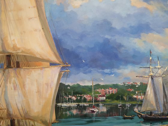 Golden masts