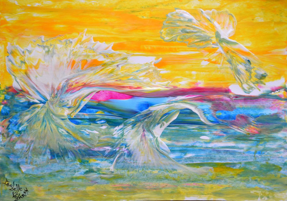  Paper Dream 10 By Isabelle Vobmann, 17 X 12, Artwork For Sale On Artfinder
