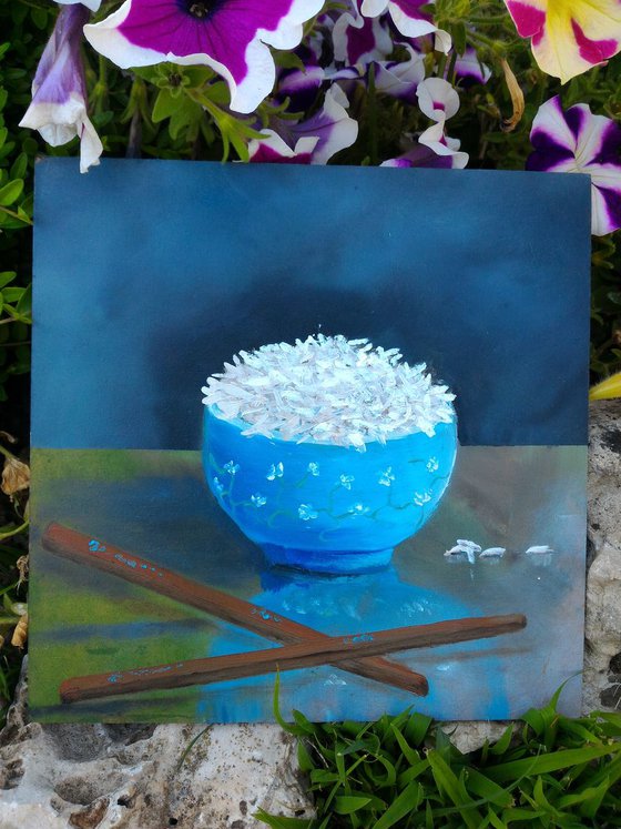 Gohan - still life with Japanese rice