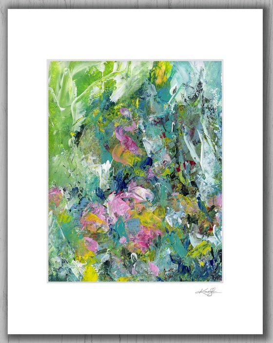 Garden Song 2 - Abstract Flower Art by Kathy Morton Stanion