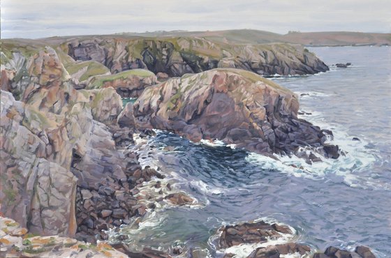 The Pointe du Van, grey sky