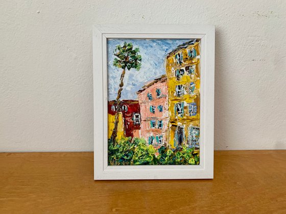 Houses of Menton. France
