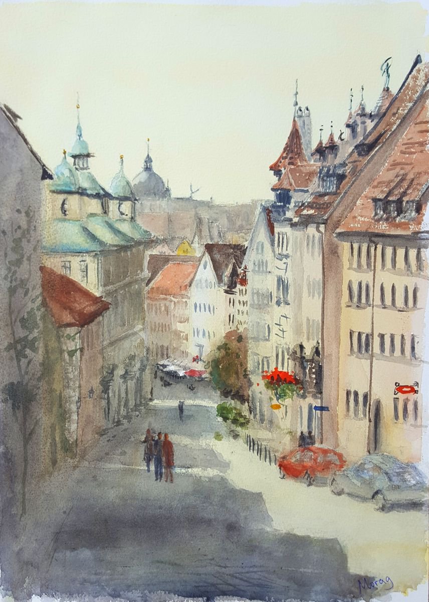 Summer Morning in Nuremberg by Morag Paul