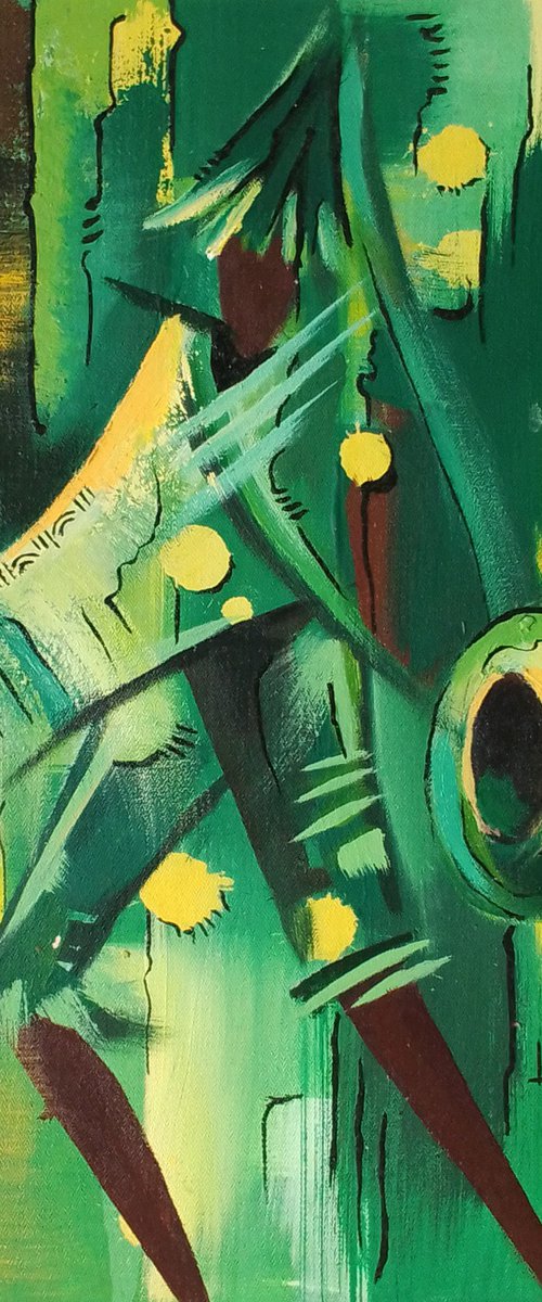 Dance to the Beat, music art by Alex Mensah