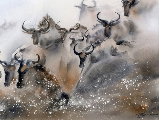 Wildebeest migration