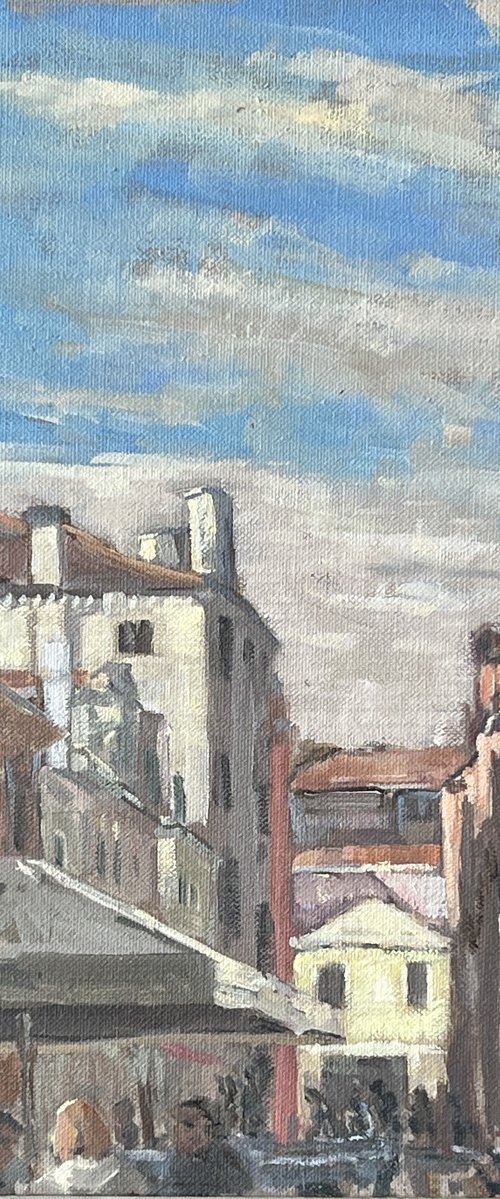 Campo Santi Giovanni e Paolo, Venice by Louise Gillard