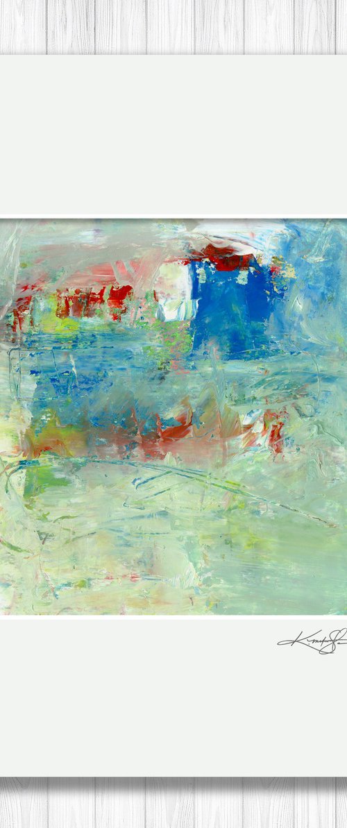 Oil Abstraction 82 - Oil Abstract Painting by Kathy Morton Stanion by Kathy Morton Stanion