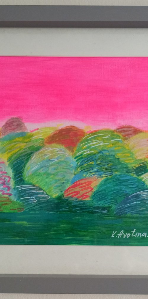 When The Sky Turned Raspberry by Katrina Avotina