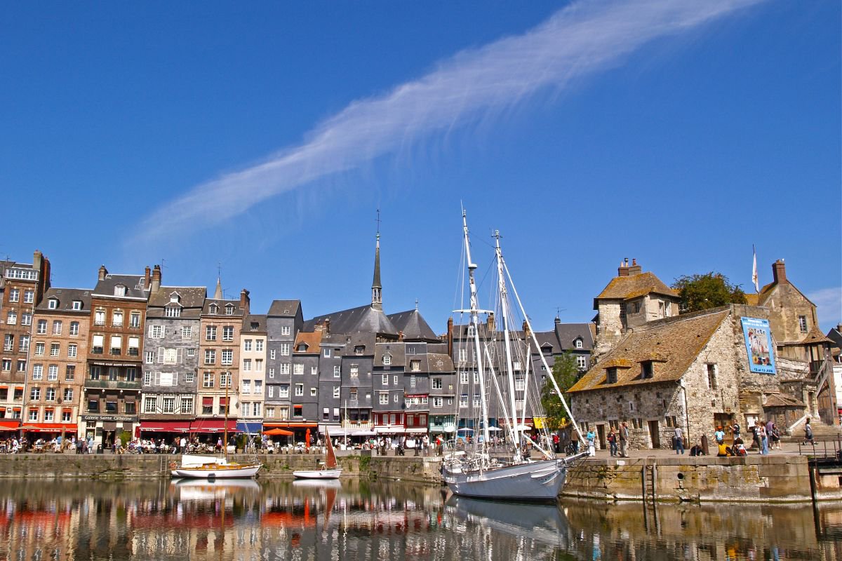 The Old Harbour at Honfleur by Alex Cassels