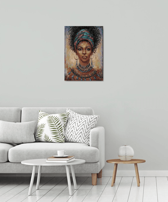 Portrait of a black woman