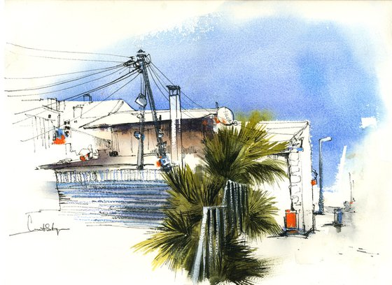 Blue Sky of Middle East