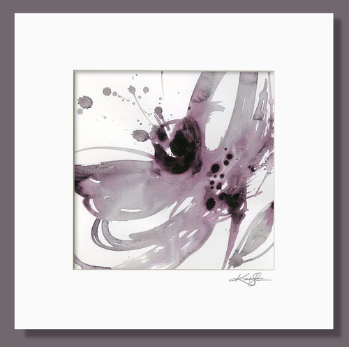 Organic Impressions 725 - Abstract Flower Painting by Kathy Morton Stanion by Kathy Morton Stanion