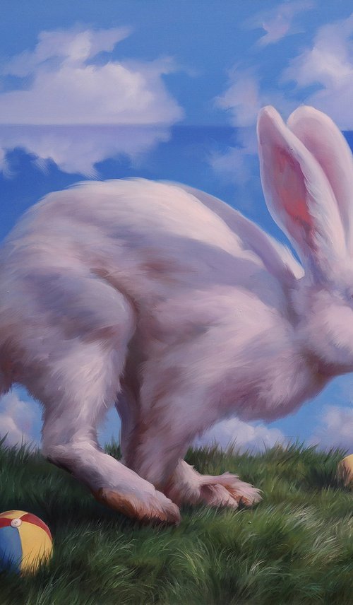 "On the edge of a blue dream" by Lena Vylusk