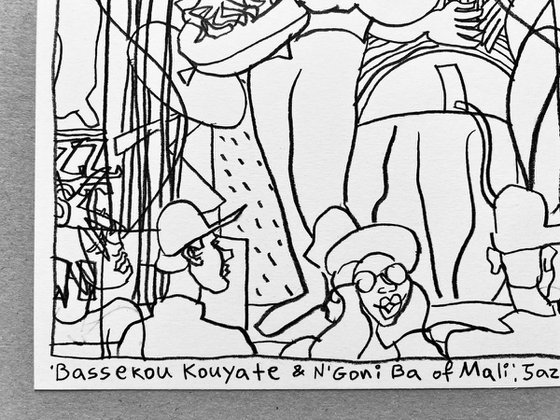 Bassekou Kouyate & N’Goni Ba of Mali, Jazz & Heritage Fest, N.O.L.A. USA
