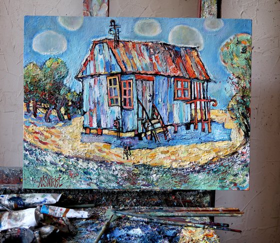 House by the sea.
