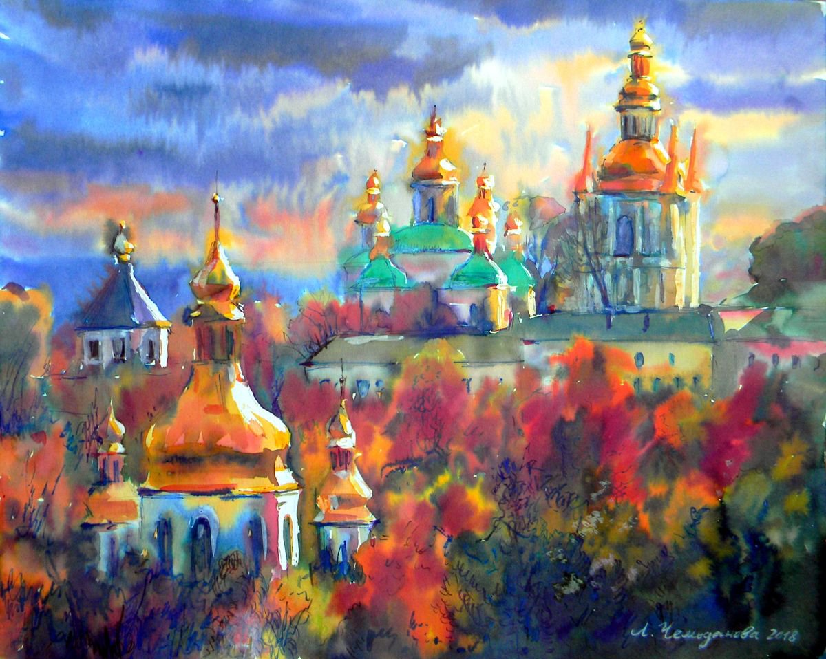 Gold of autumn by Liudmyla Chemodanova