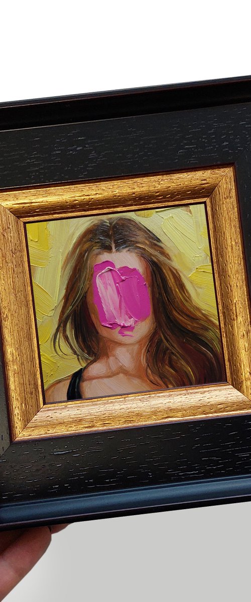 Faceless portrait by Nataly Derevyanko