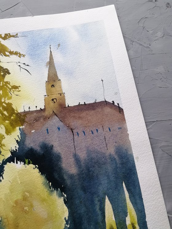 Castle painting