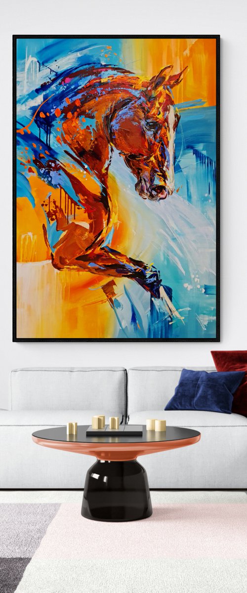 SUNLIGHT | 100 x 150 cm by Anna Cher