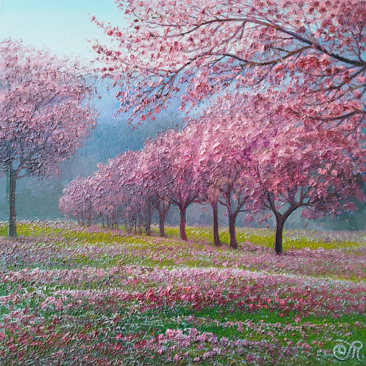 Springtime By Dmitrij Tikhov, 12 X 12, Artwork For Sale On Artfinder