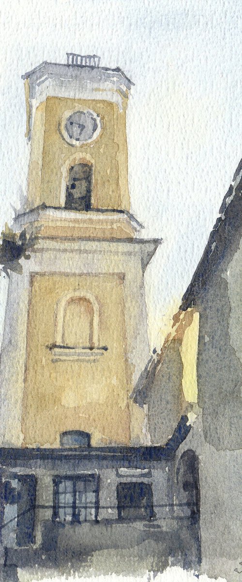 Church Notre-Dame-de-l'Assomption in  Èze by Tatiana Alekseeva