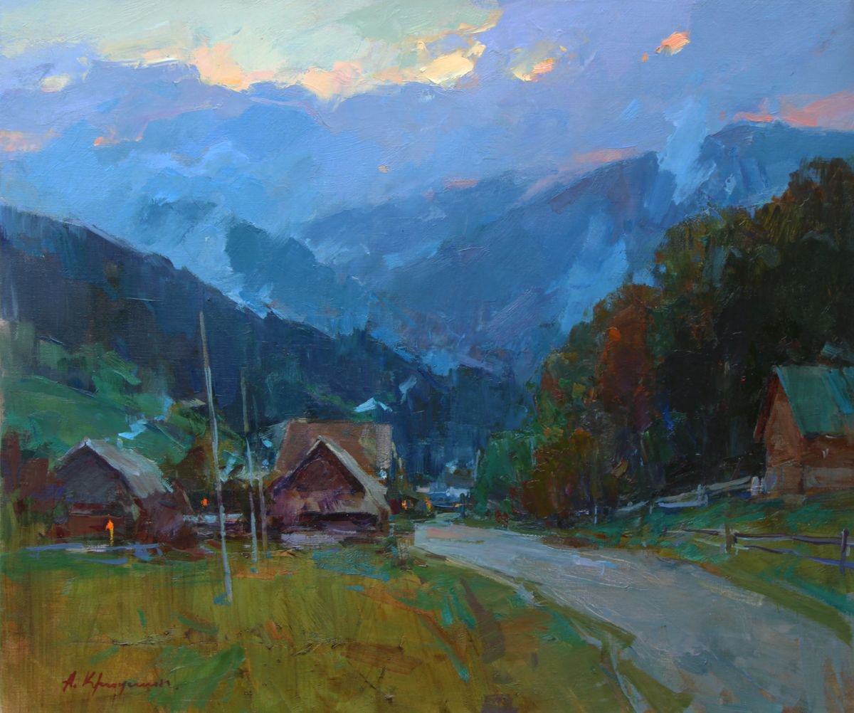 Evening in the Mountains by Aleksandr Kryushyn