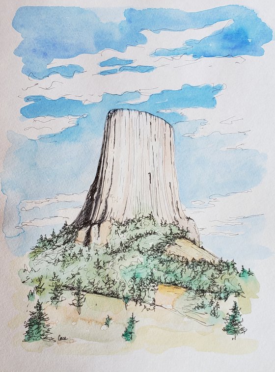 Landscape - National Parks - Wyoming - "Devils Tower"