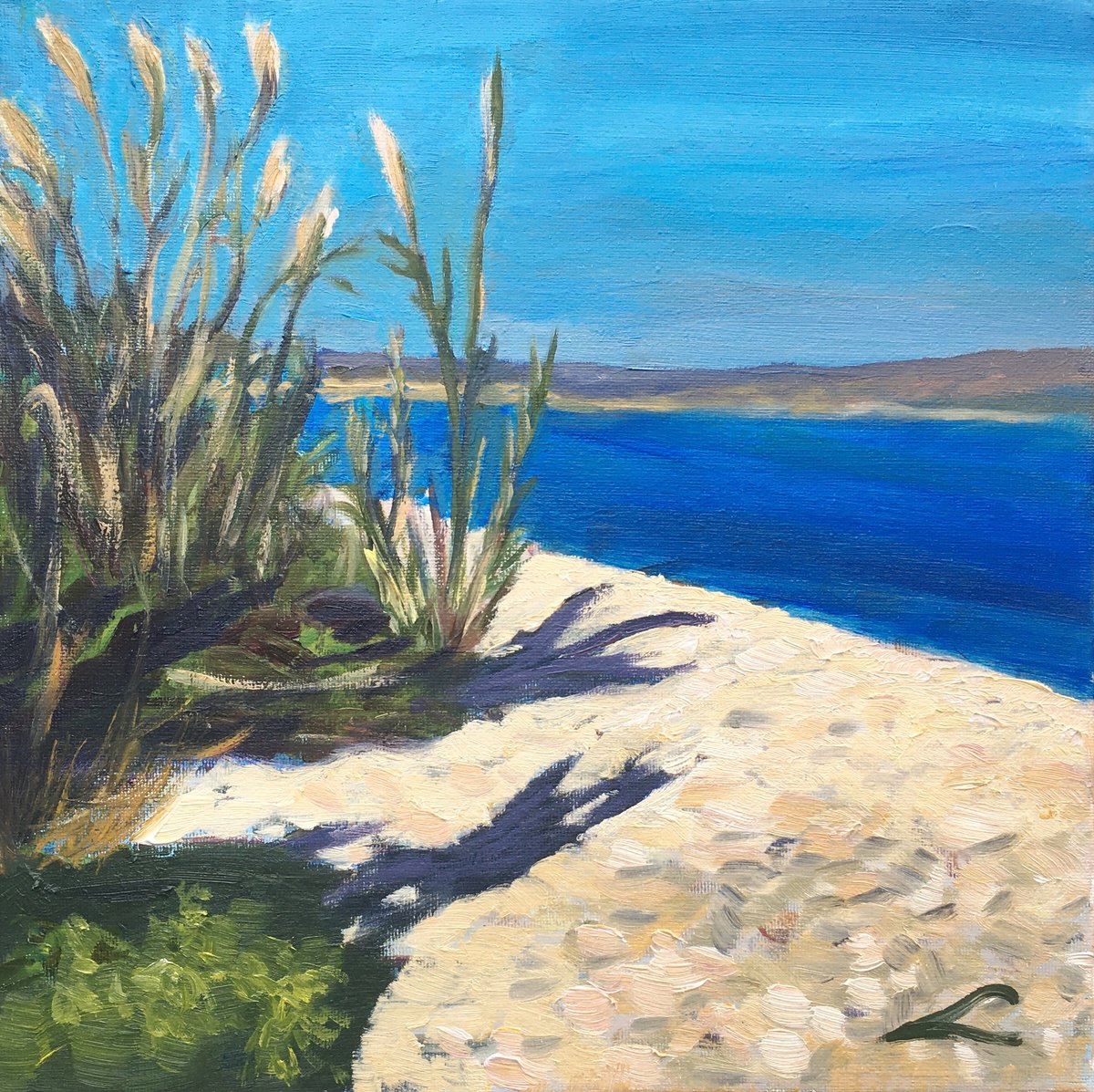 Cretan beach by Elena Sokolova