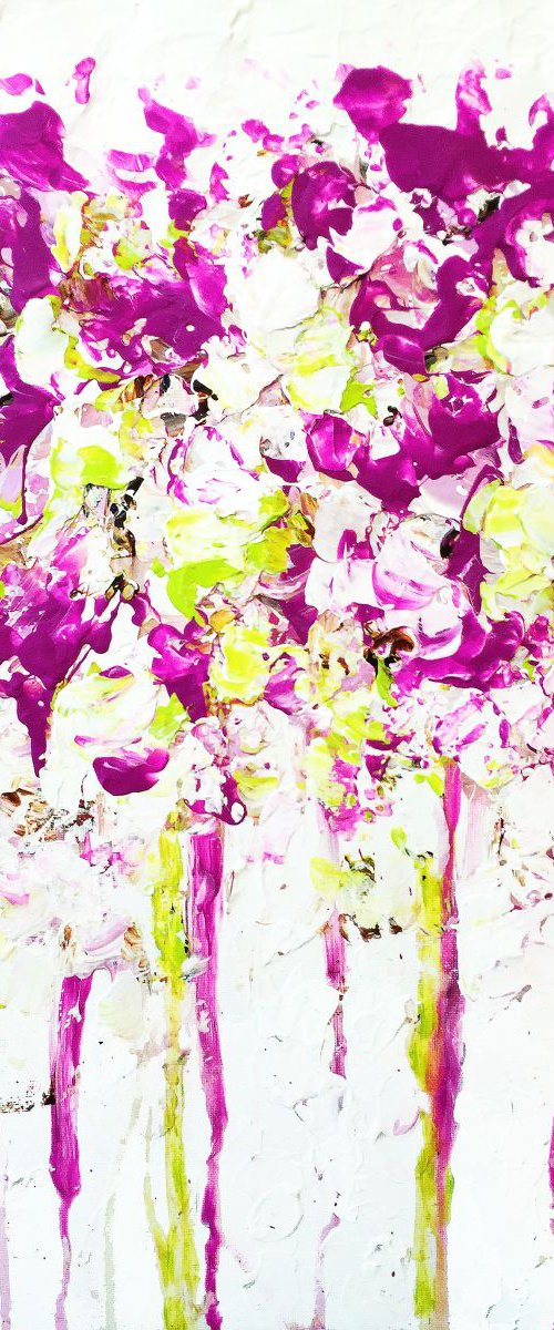 Magenta Rain by Corinne Natel