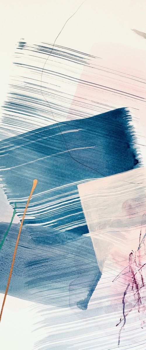 Indigo space 130 by Ryoko Minamitani