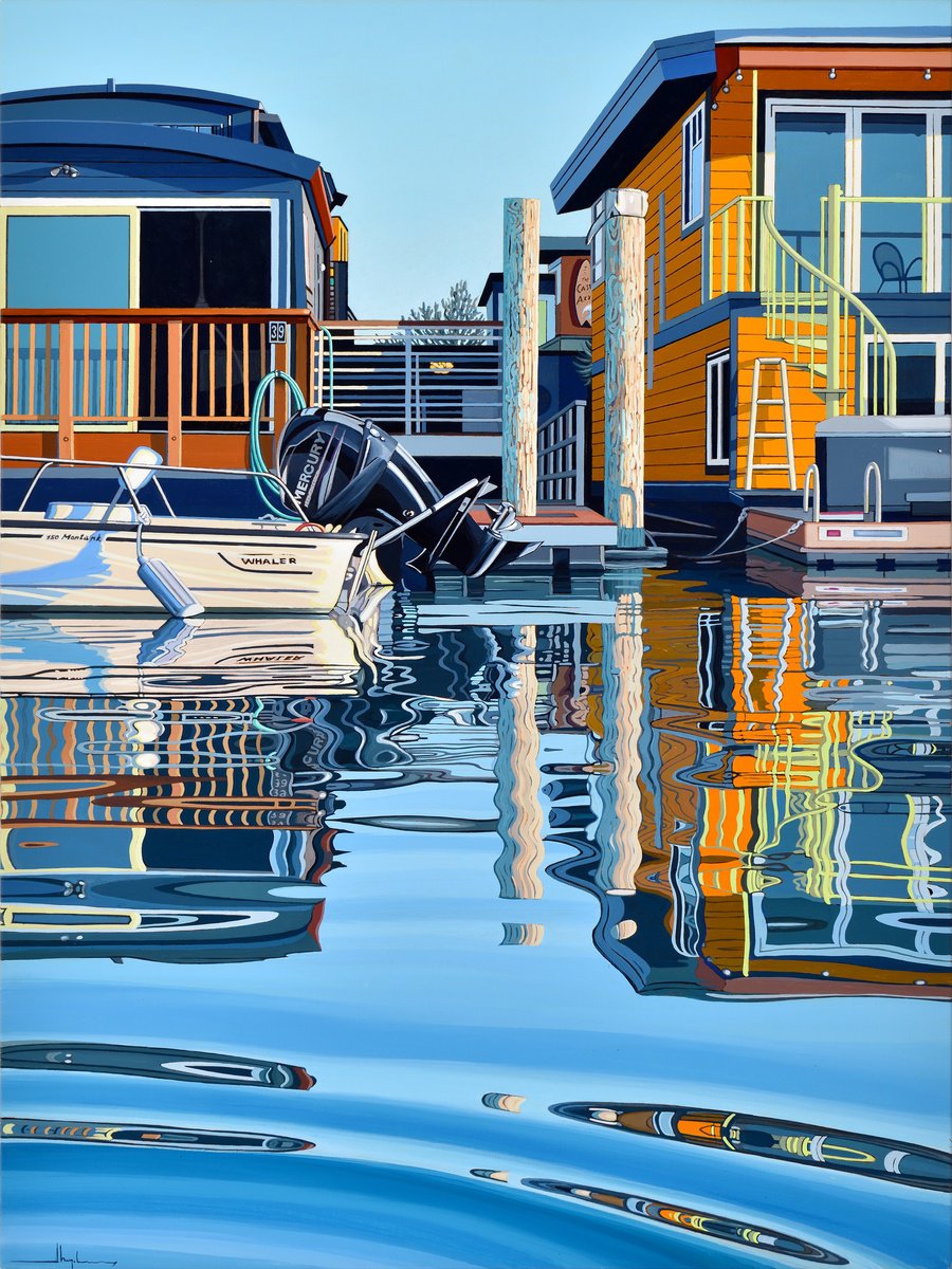 Sausalito Liberty Dock Evening by Alex Nizovsky