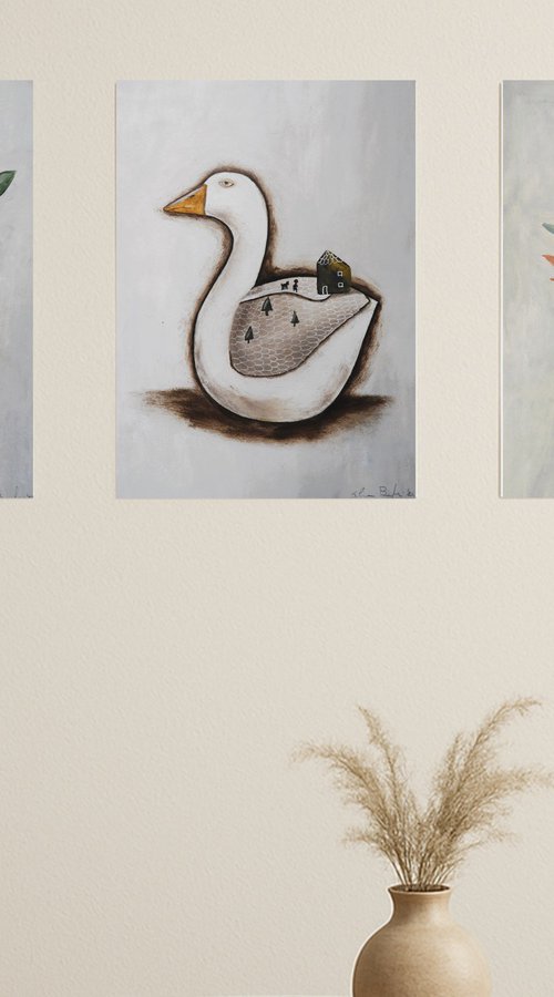 Freaky animals, set of 3 by Silvia Beneforti