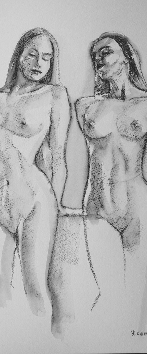 Standing female nudes by Rory O’Neill