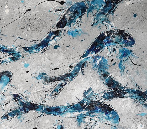 Silver-Blue Fishes 2