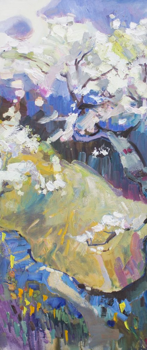 Landscape. Spring is coming. by Anastasiia Grygorieva
