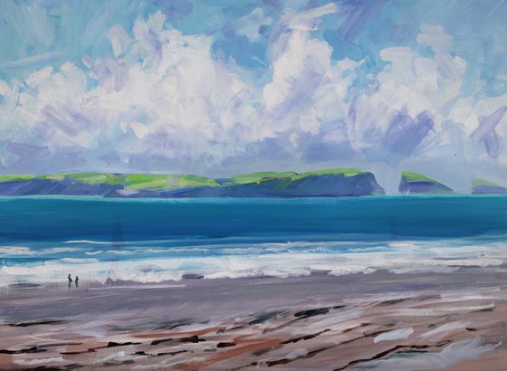 Caldey Island from Tenby