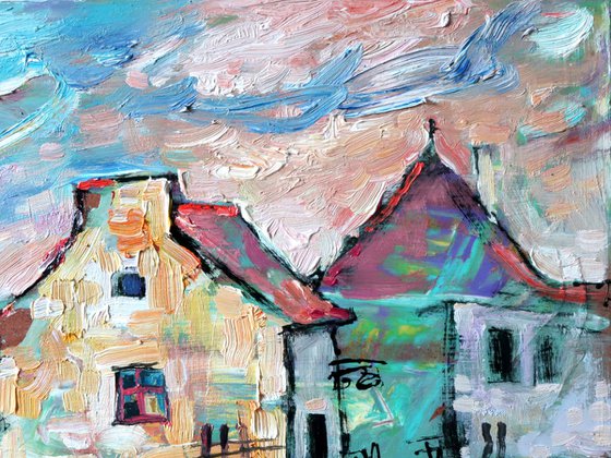 Houses in the Bay. France.