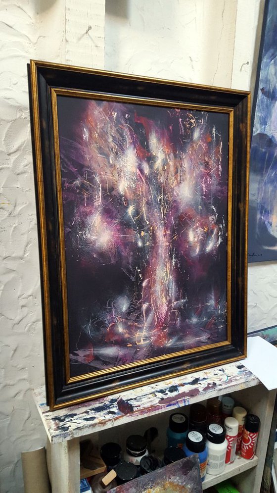 Ghostlly oneiric sublibe diaphane still life like galaxy explosions DArk aRT by Master O Kloska