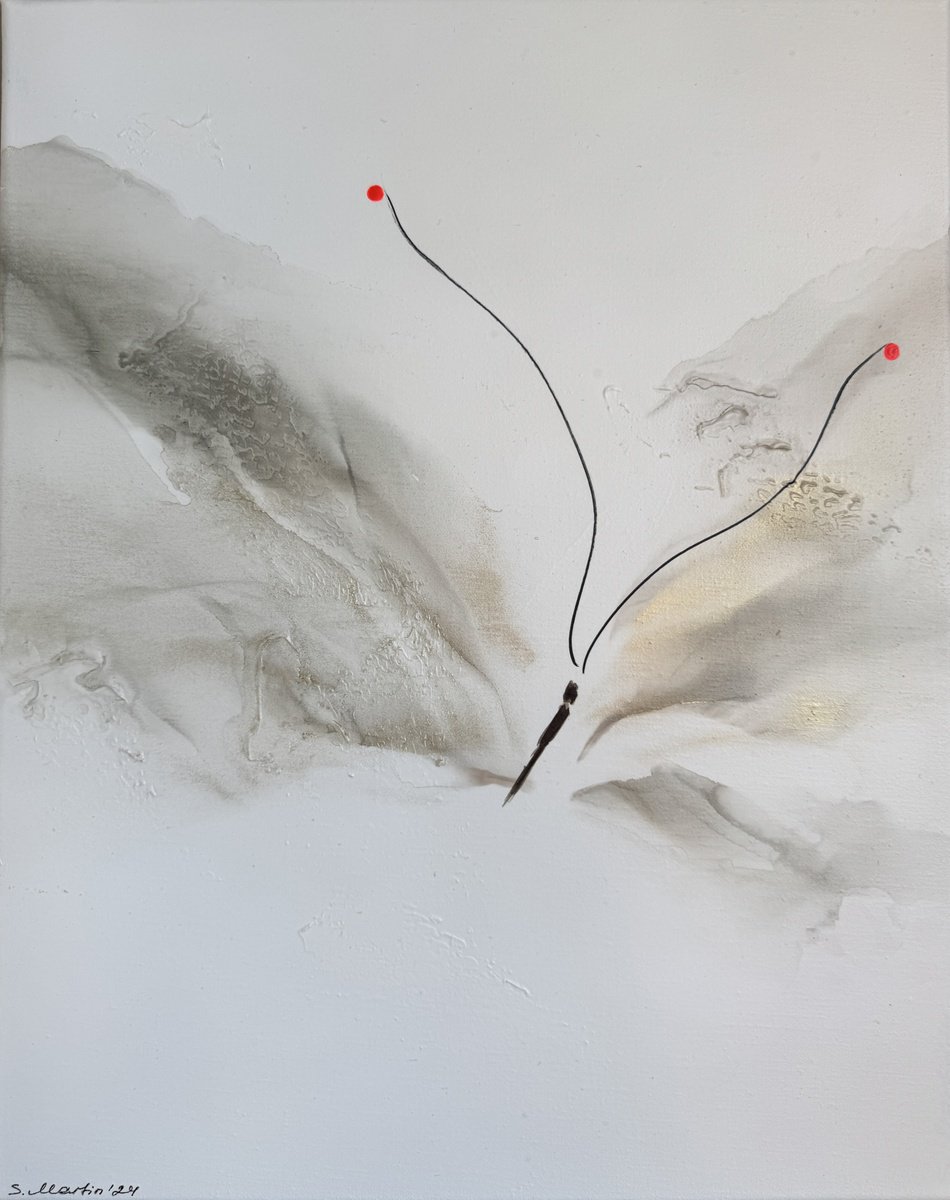 Abstract Animal Painting By Svetlana Martin, 16 X 20", Serenity-Ii, Original Artwork