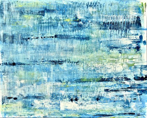 Abstract Painting: Blue2 by Geoff Howard