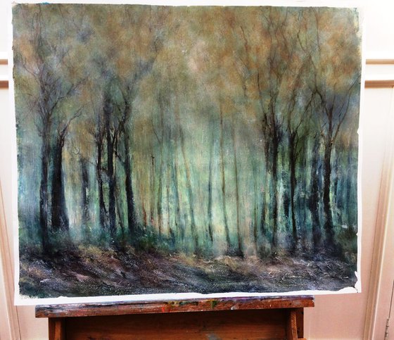 Woodland Large Landscape on Card