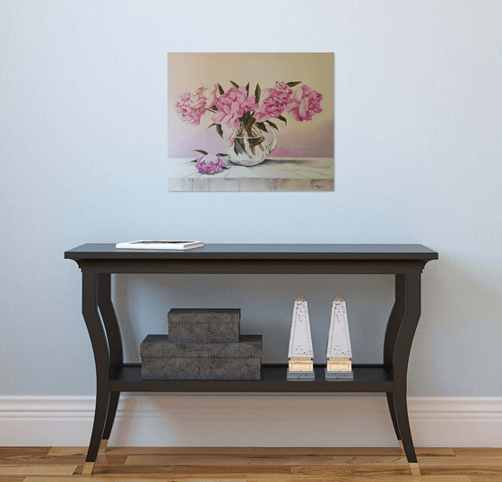 Peonie rosa