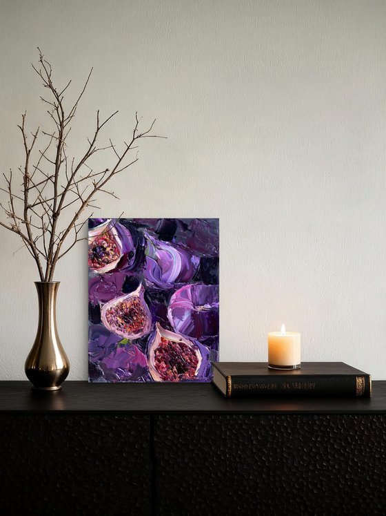 Velvet Figs – Purple Fig Painting