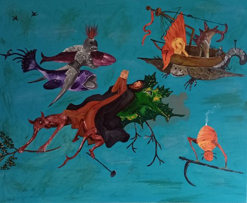Bosch's Flying Demons by Corinne Hamer