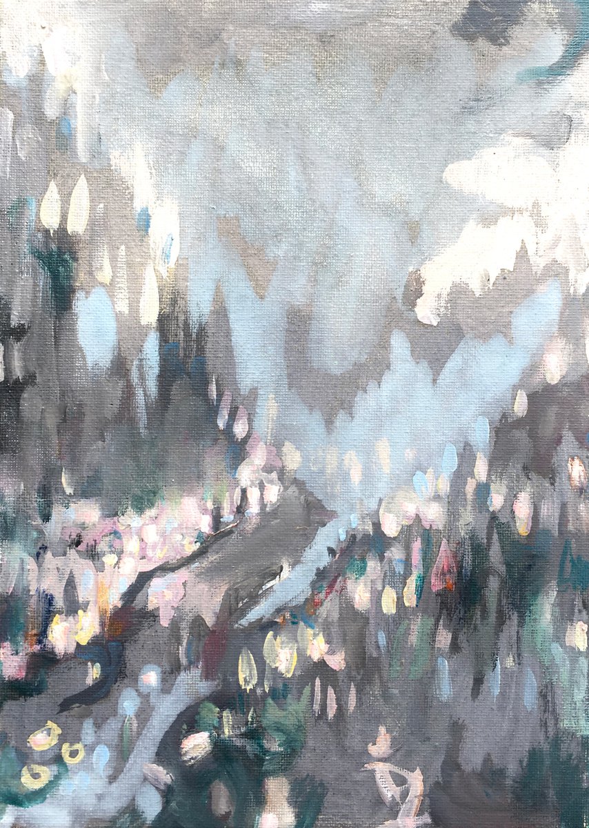 Amongst The Mountains By Guy Pickford, 8 X 12, Artwork For Sale On Artfinder